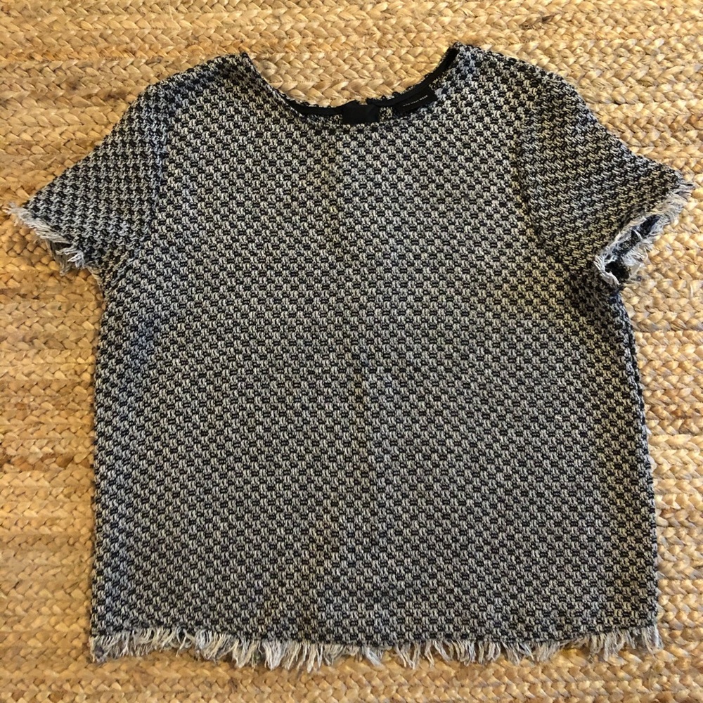 Blouse - houndstooth